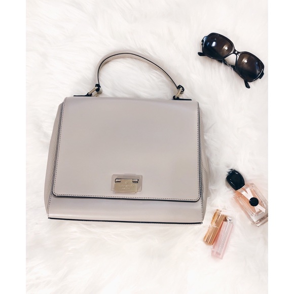 Kate Spade Two-Way Taupe Handbag - Picture 3 of 8